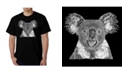 LA Pop Art Men's Word Art - Koala T-Shirt